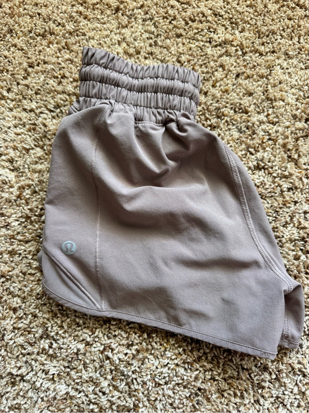 Lululemon Ashen Rose (Taupe) Shorts 2.5”